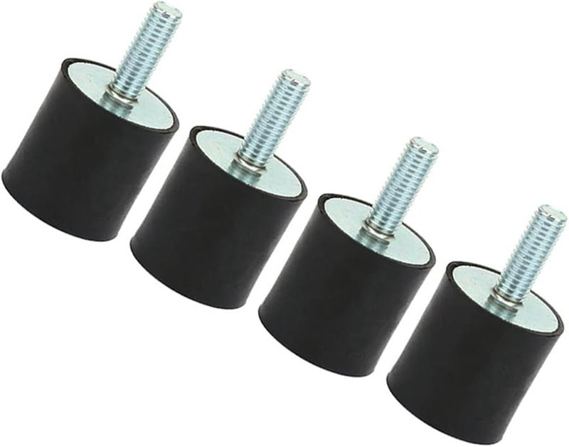 Antivibration Silent Block Rubber Bearings VD30 30 M8 23 Set of 4 for Car Boat Air Compressor Noise Reduction - Image 2